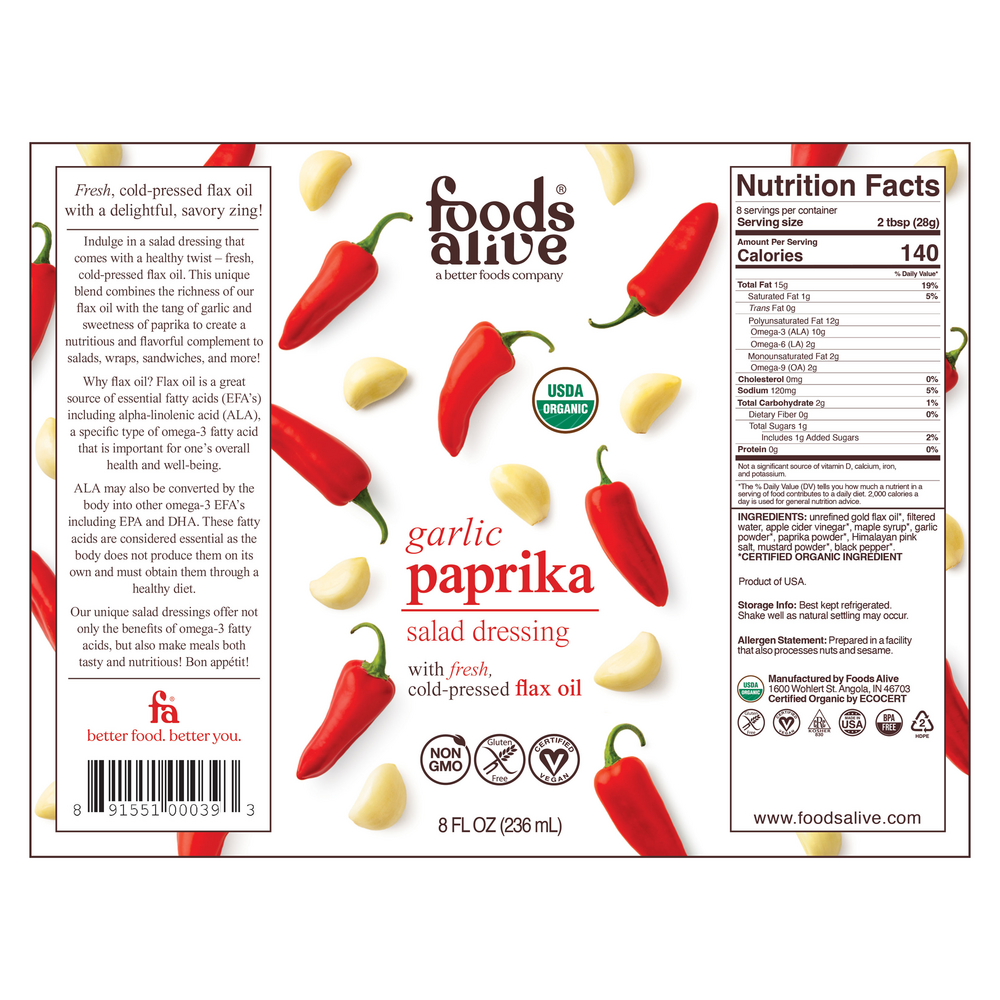 Garlic Paprika Superfood Dressing