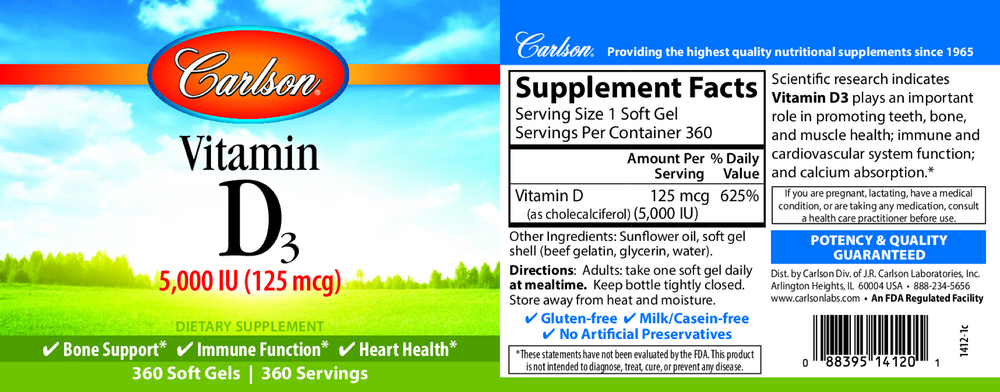 Vitamin D3 5000IU