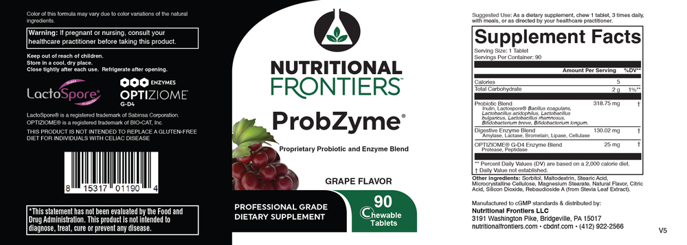 ProbZyme, Grape Chewables