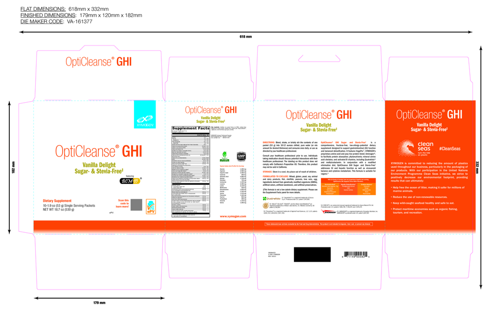 OptiCleanse® GHI, Vanilla Delight, Sugar/Stevia-Free