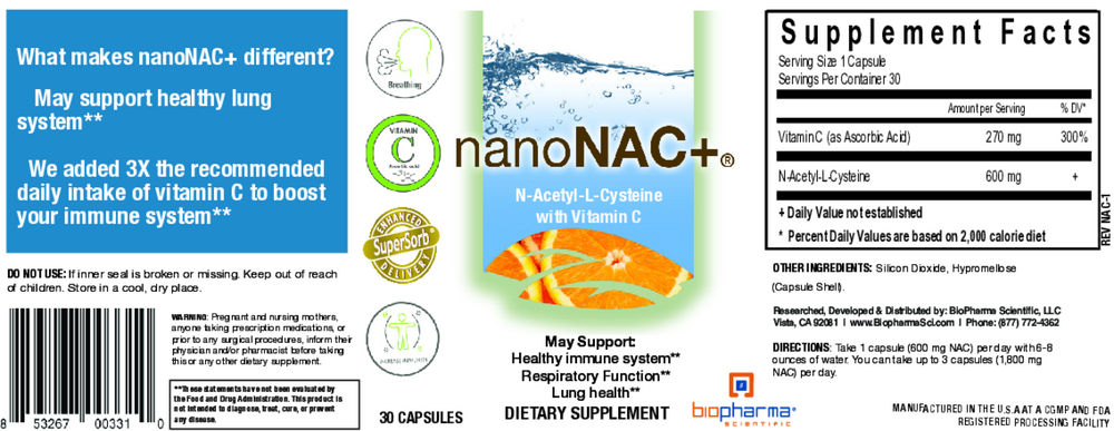 NanoNAC+ 600 mg