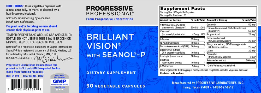 Brilliant Vision with Seanol-P
