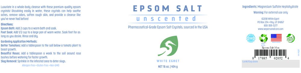 Epsom Salt Pharmaceutical Grade