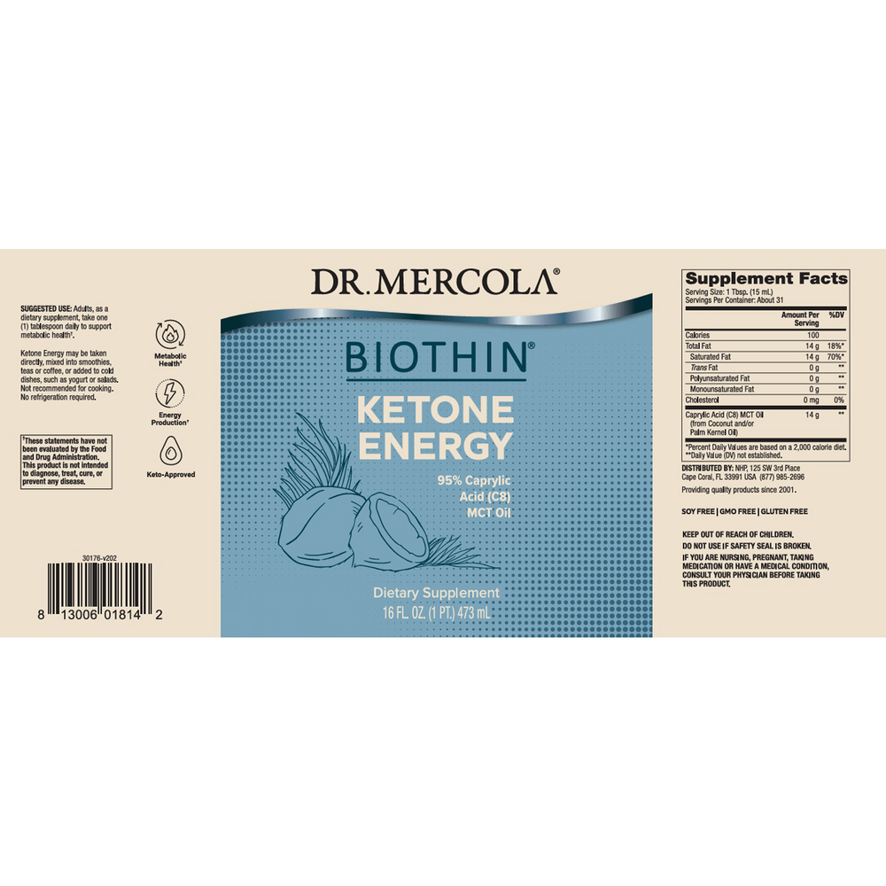Biothin® Ketone Energy MCT Oil