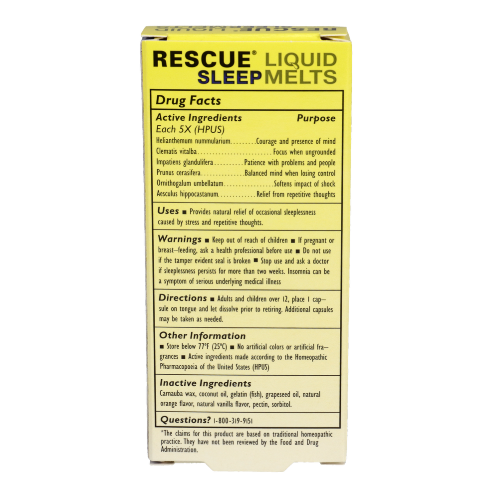 Rescue Sleep Liquid Melts