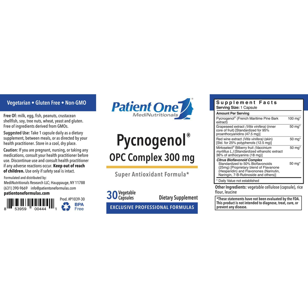Pycnogenol OPC Complex 300mg