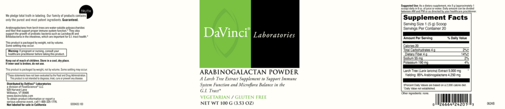 Arabinogalactan Powder