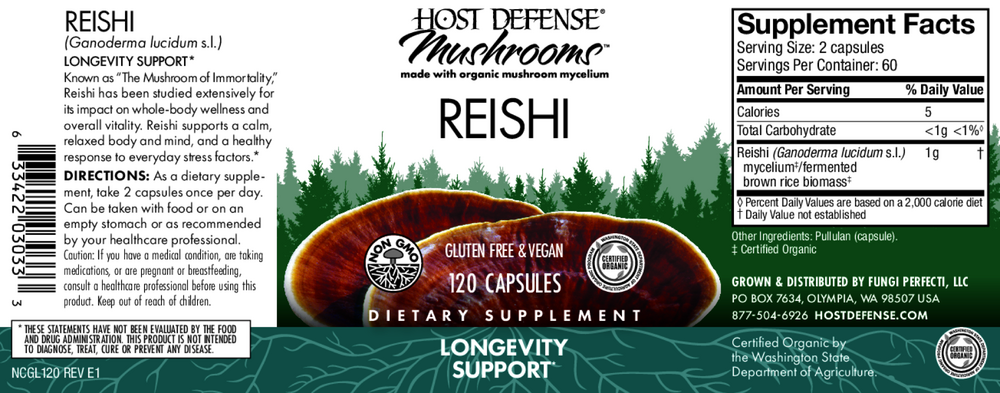 Reishi (Ganoderma lucidum)