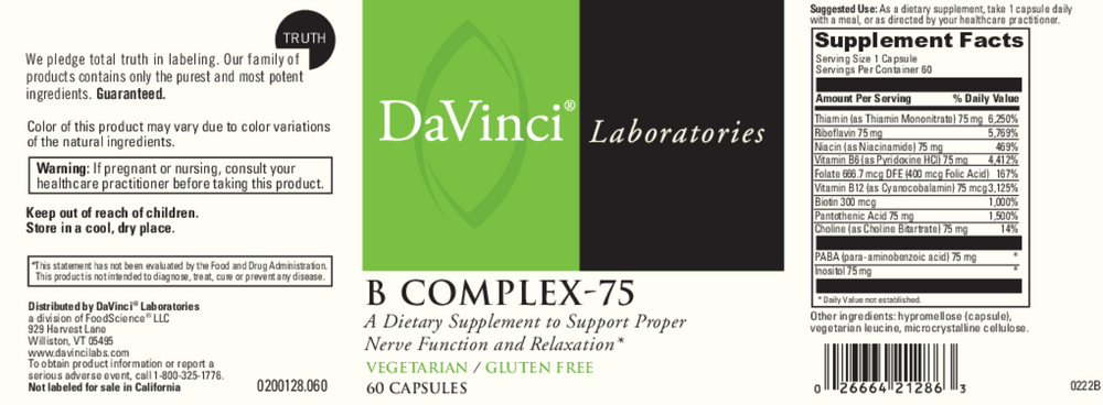 B Complex-75