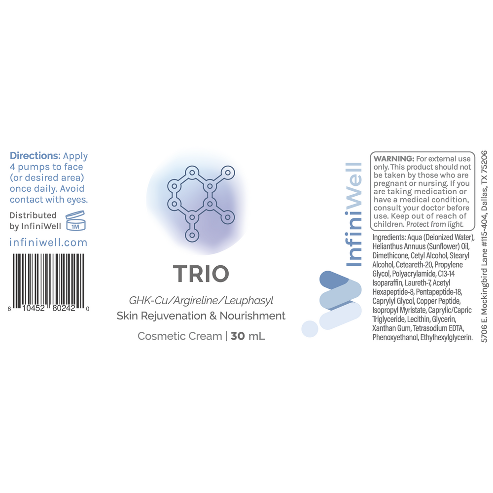 TRIO- Cosmetic for Skin Radiance and Visible Wrinkle Reduction