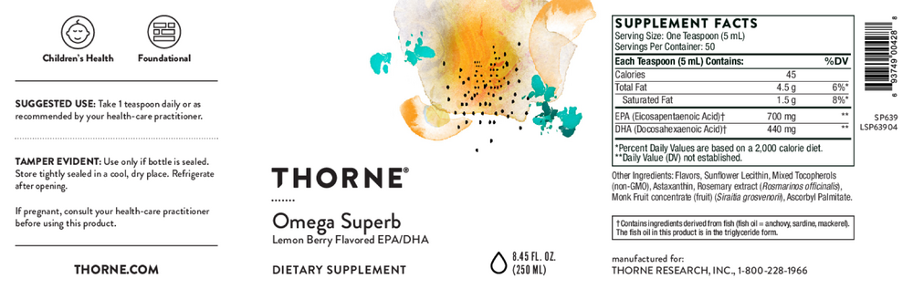 Omega Superb Lemon Berry EPA/DHA
