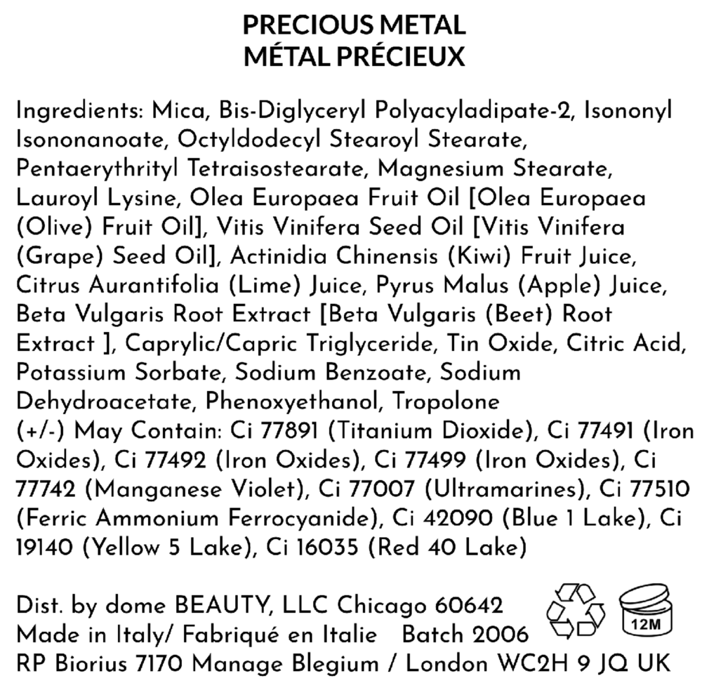 Diamond Shadow, Precious Metal