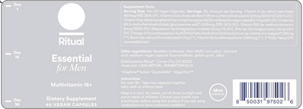 Essential for Men Multivitamin 18+