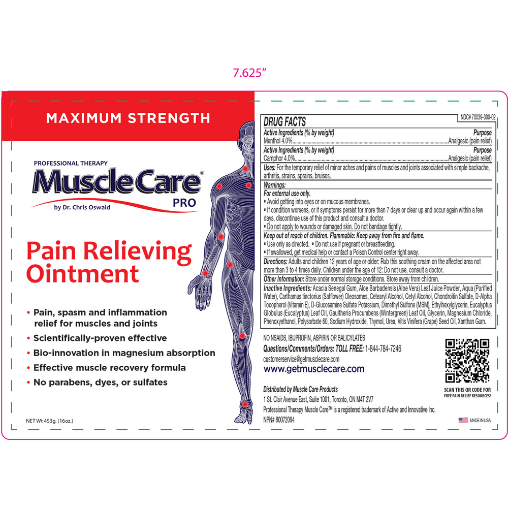 MuscleCare Pain Relieving Ointment