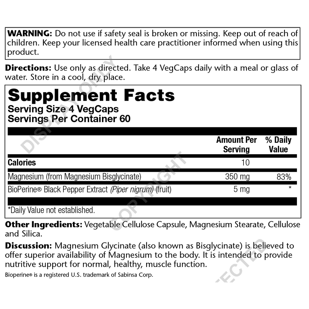 Magnesium Glycinate 350