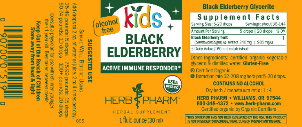 Kids Black Elderberry AF