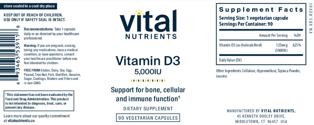 Vitamin D3 5000IU