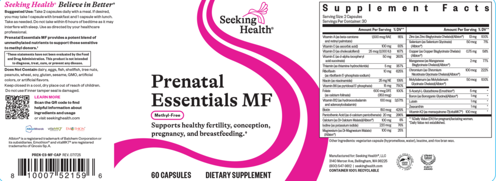 Prenatal Essentials MF