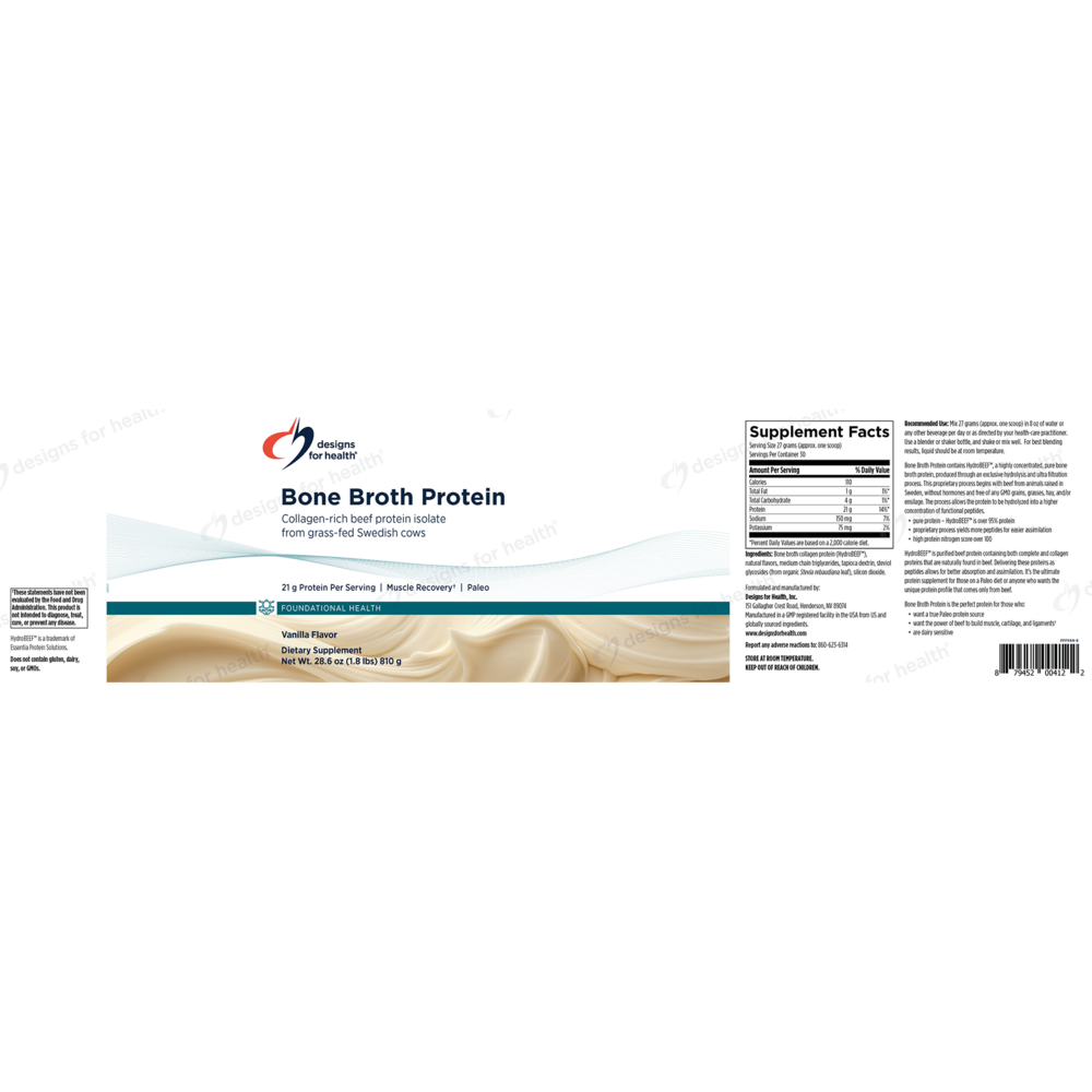 Bone Broth Protein Vanilla