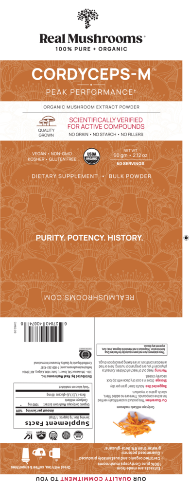 Cordyceps Mushroom Extract Powder