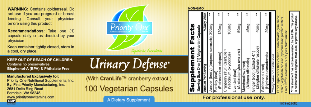 Urinary Defense