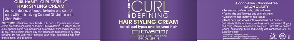 Curl Hair Styling Defining Cream