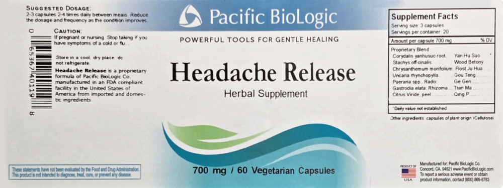 Headache Release 525mg
