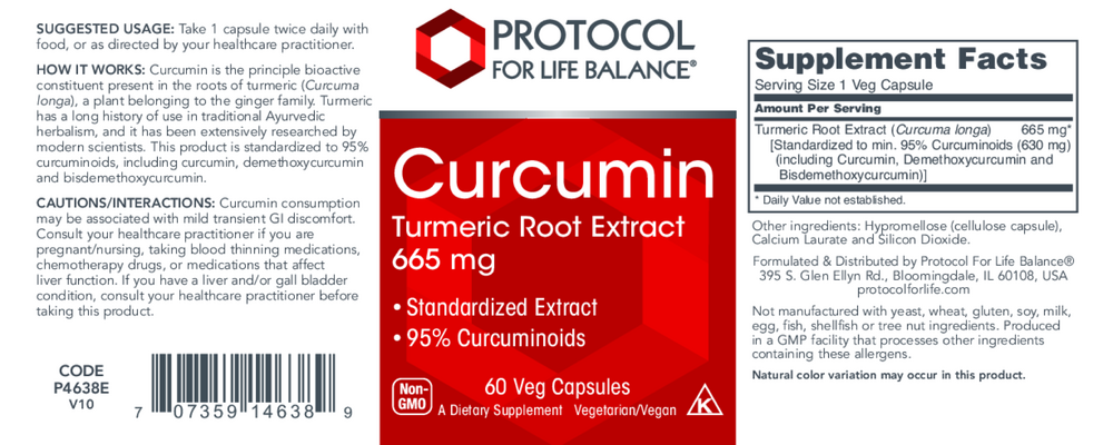 Curcumin 665mg