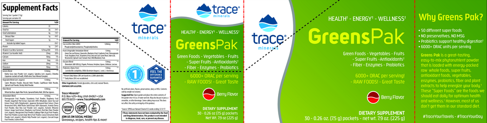 Greens Pak - Berry