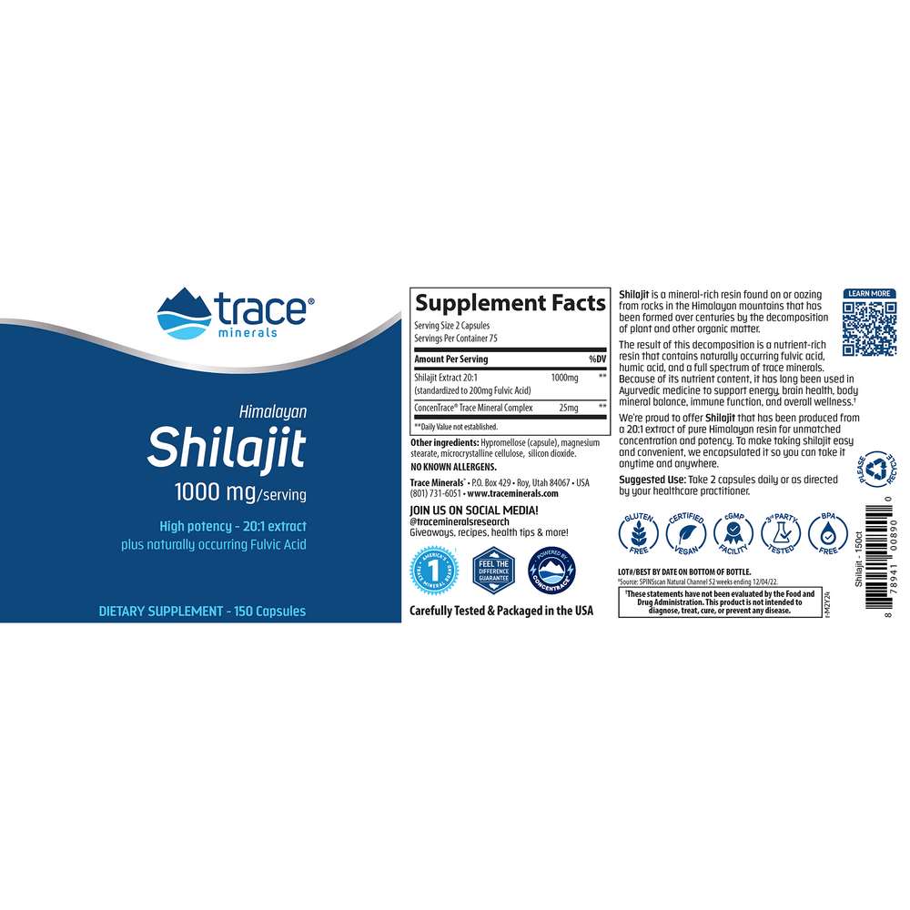 Shilajit Capsule 1000 mg