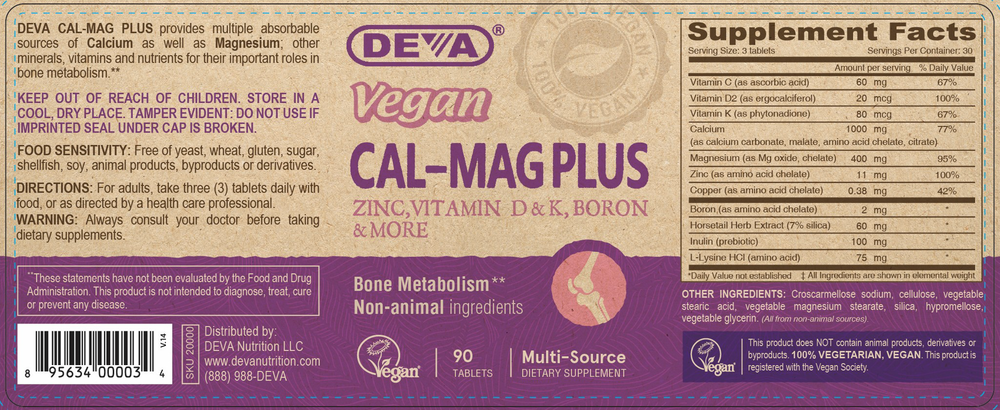 Vegan Cal-Mag Plus