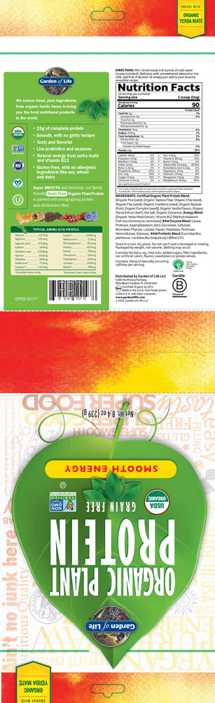 Organic Plant Protein Energy Powder