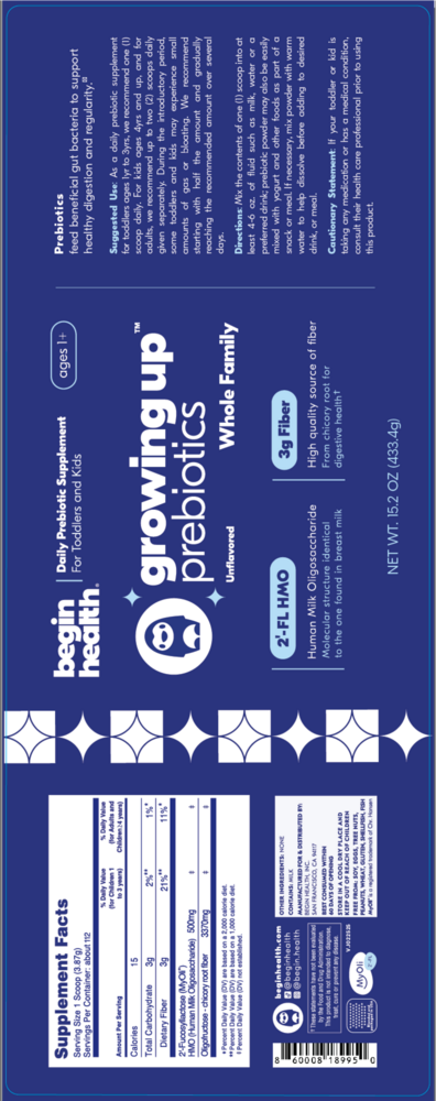 Growing Up Prebiotics Whole Family Jar