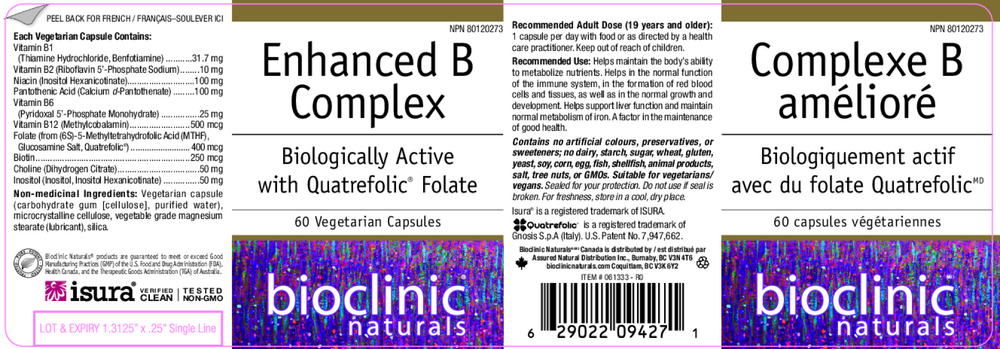 Enhanced B Complex (formerly Active B Complex)