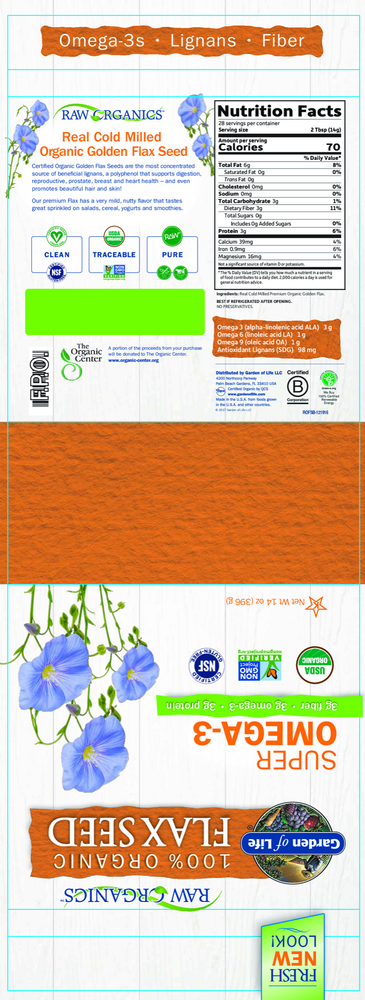 Raw Organics Flax Seed