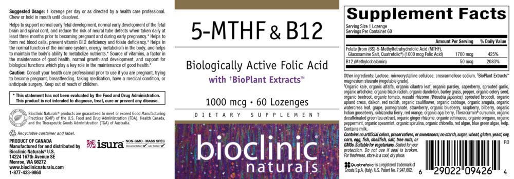 5-MTHF and B12