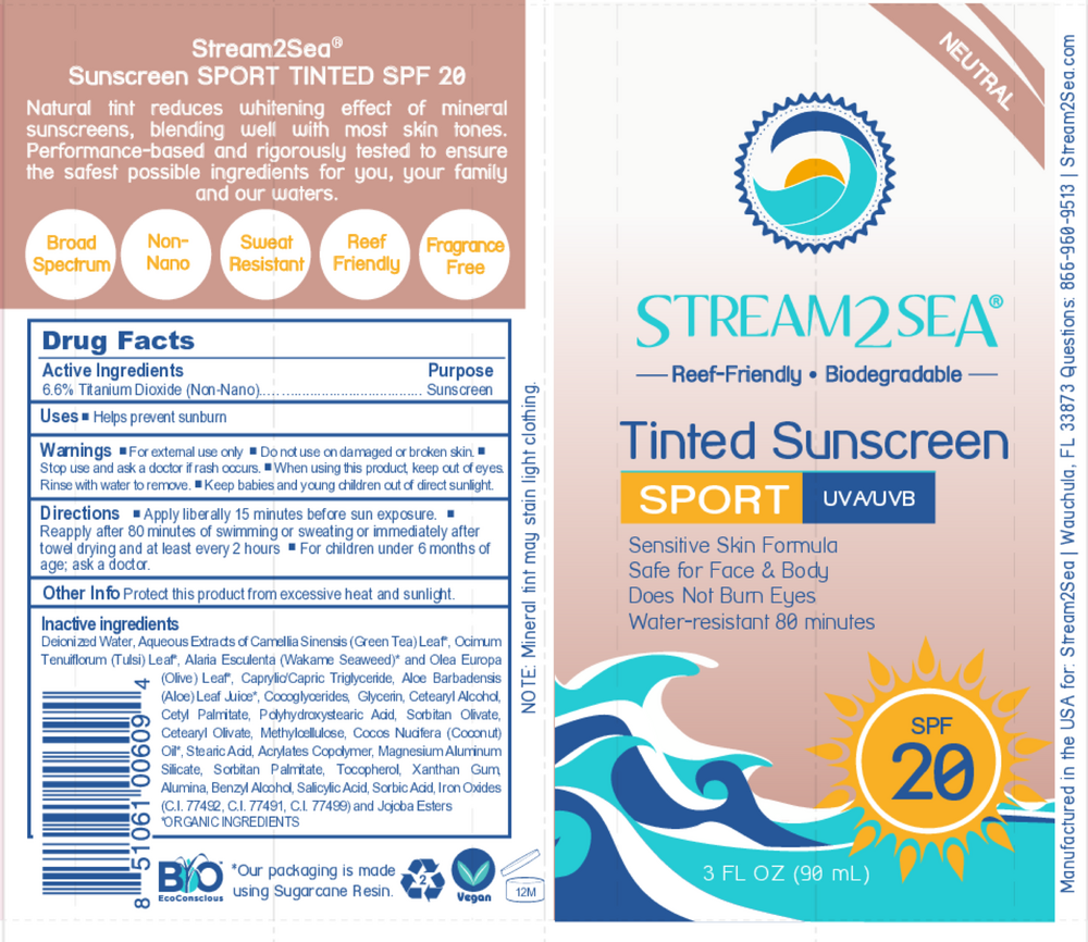 EcoTinted Sunscreen for Face & Body Spor