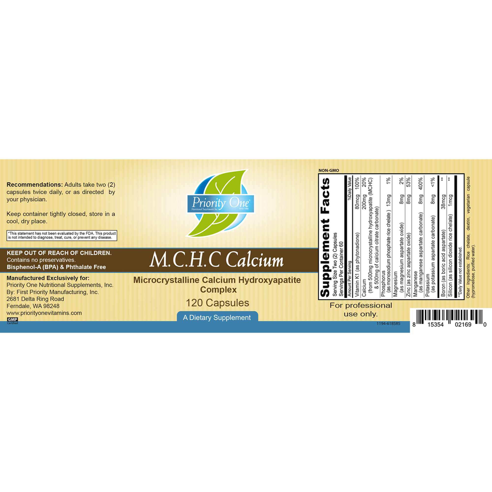 M.C.H.C. Calcium