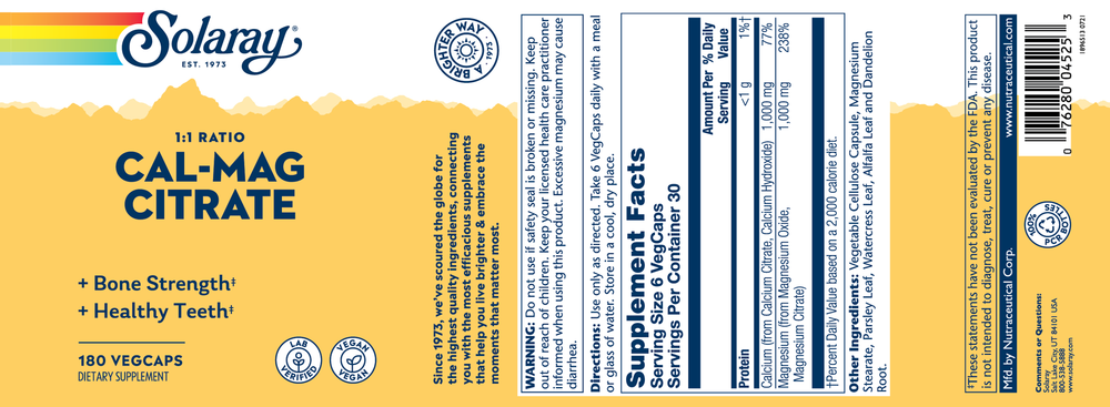 Cal Mag Citrate 1:1