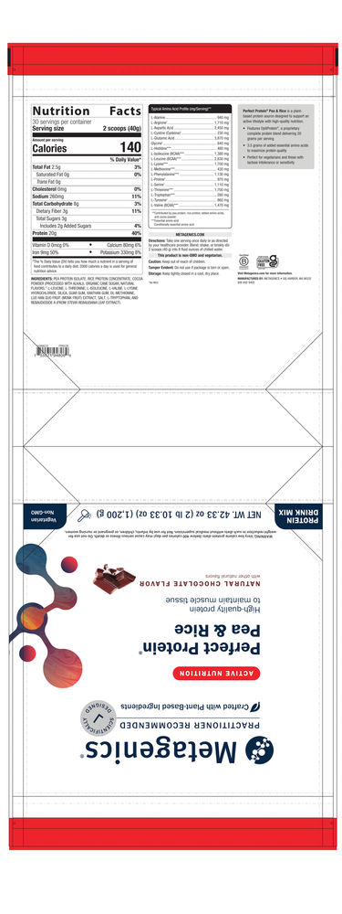 Perfect Protein® Pea & Rice, Chocolate