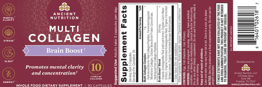 Multi Collagen - Brain Boost Capsules