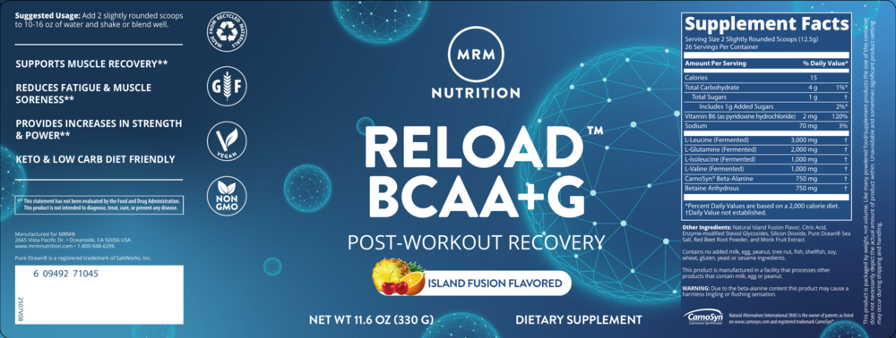 BCAA+G Reload - Island Fusion
