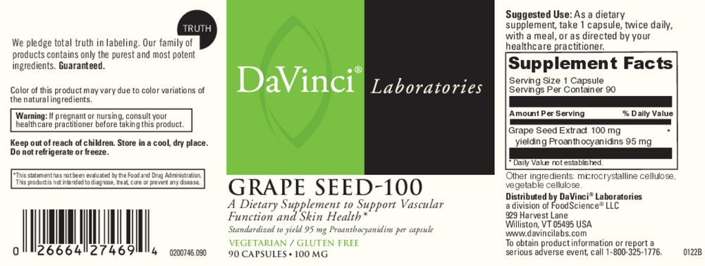 Grape Seed 100mg