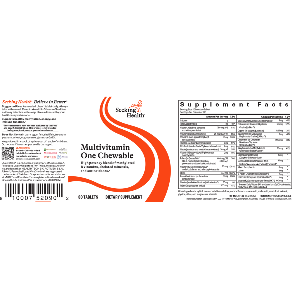 Multivitamin One Chewable