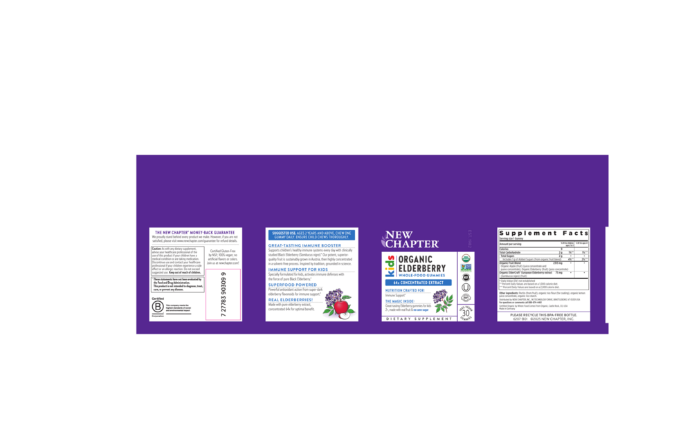 Kids Organic Elderberry Gummies