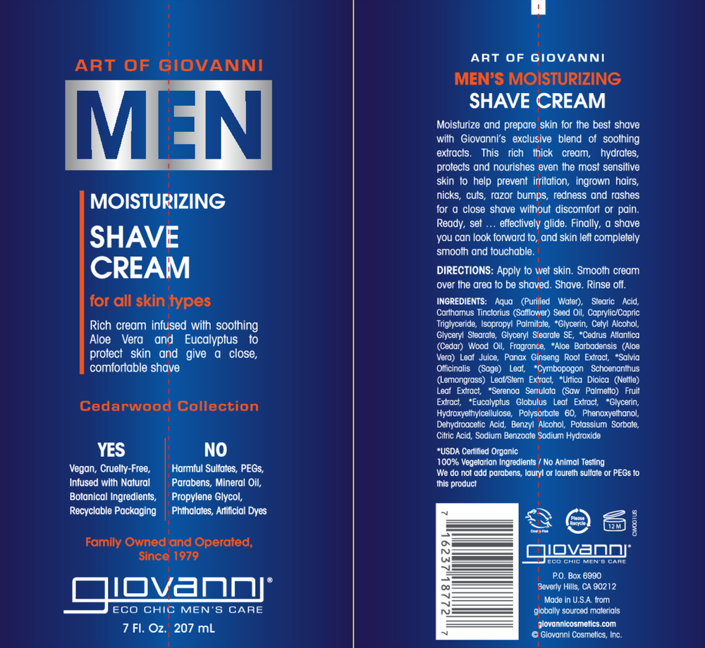 GIOVANNI MEN Moist Shave Cream