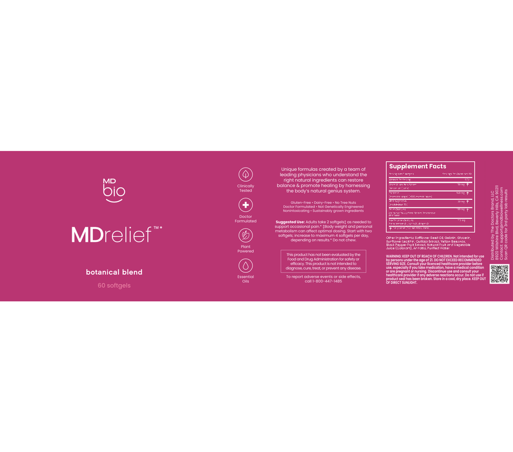 MDrelief Botanical Blend