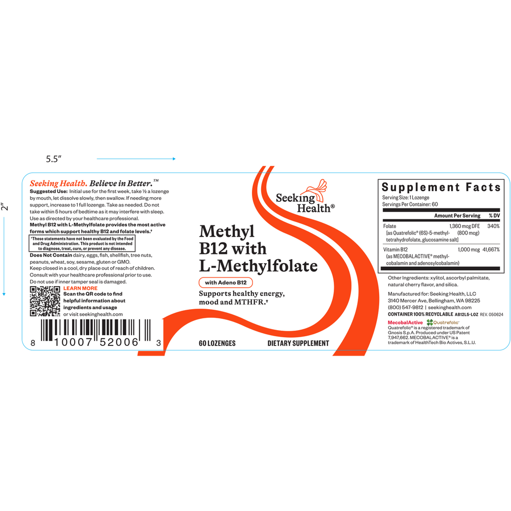 Methyl B12 with L-Methylfolate