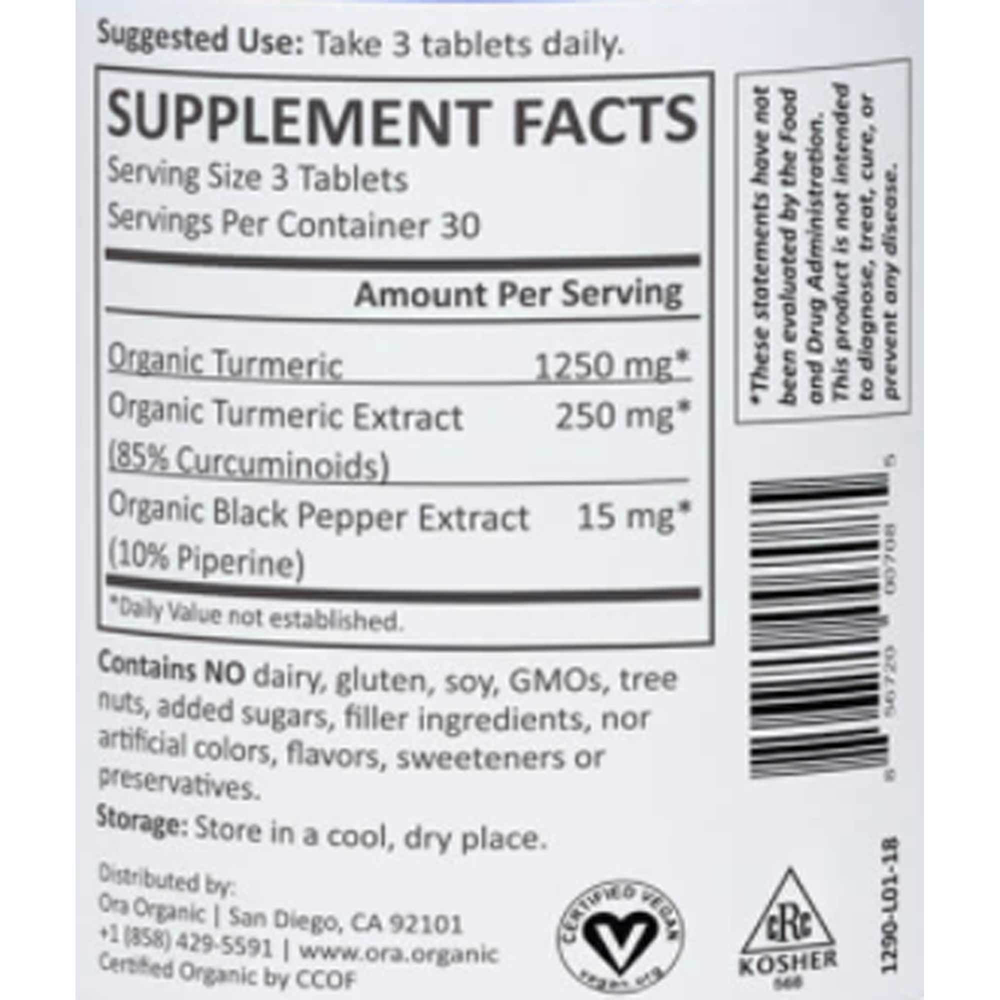 You're Golden: Turmeric Tablets