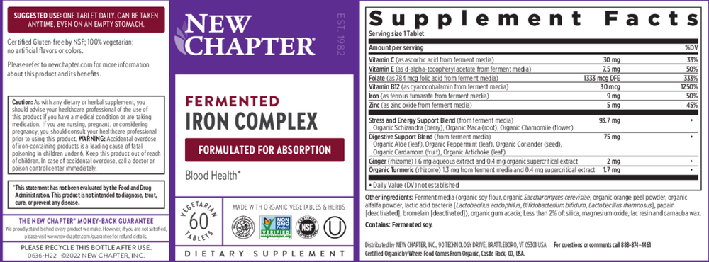 Fermented Iron Complex